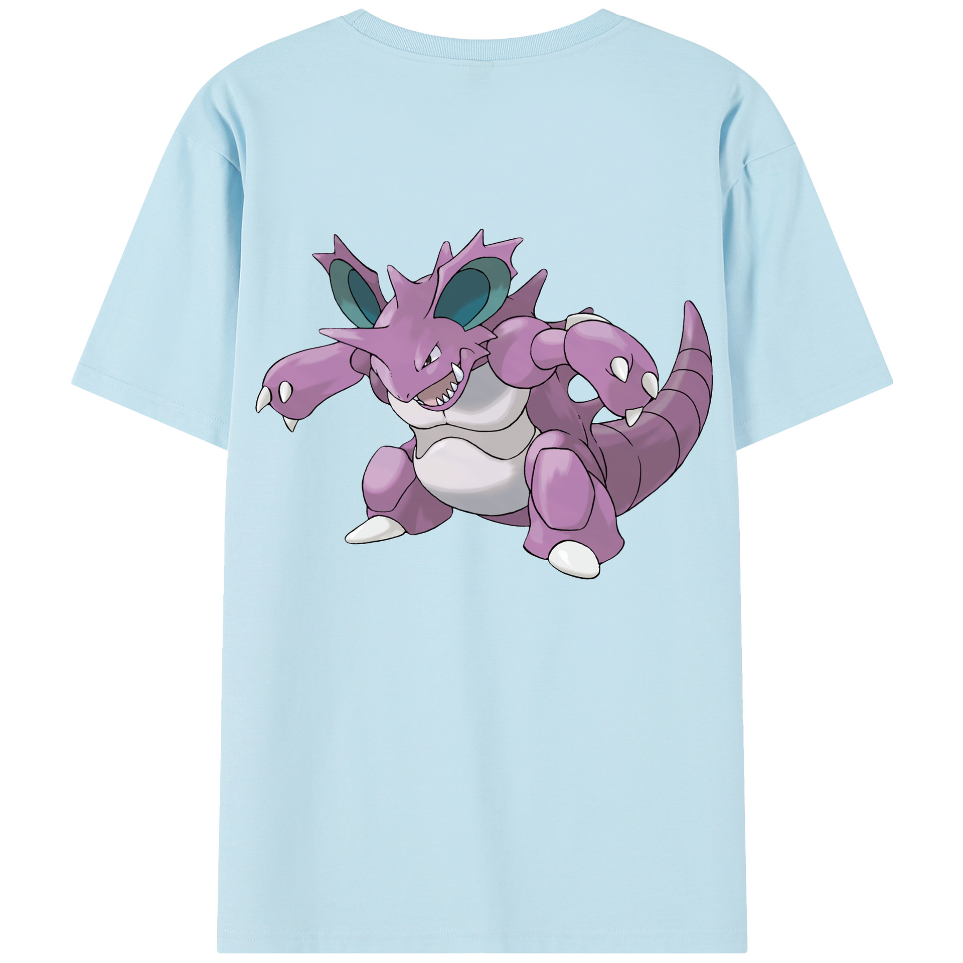 （画像用） ポケットモンスター Pokémon 綿100％半袖Tシャツ（背面プリント）